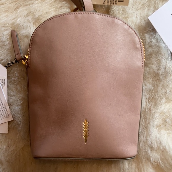 Thacker- Sandstone Gold Genuine Leather Wristlet - Picture 2 of 8